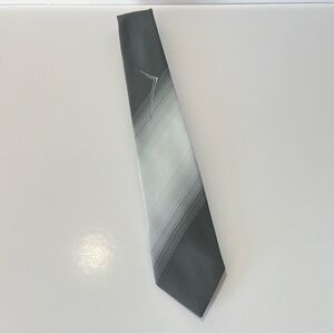 Christian Dior Monsieur 3” Slim Tie Light Grey Abstract Made in Canada Business
